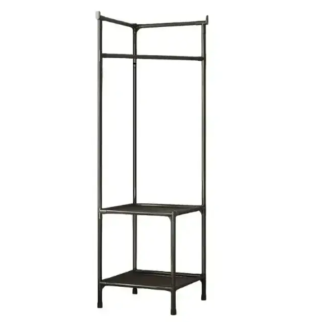 Напольная угловая вешалка для одежды RACK Corner hanger металлическая (45х45х180 см) 0449 фото