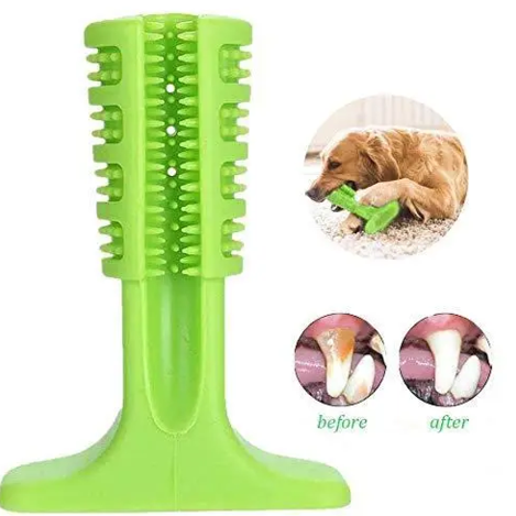 Жувальна іграшка - зубна щітка для собак Dog Chew Brush (S) 0688 фото