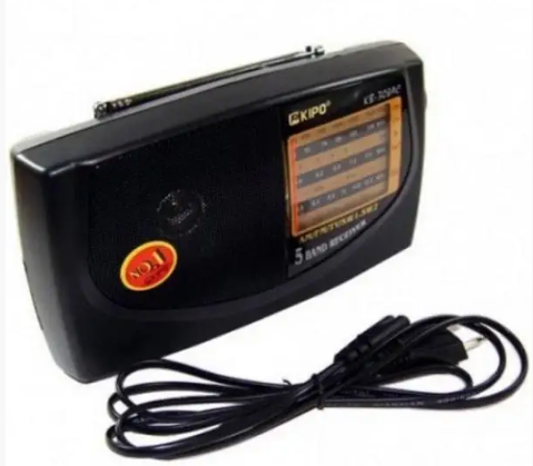 Радіо приймач "Kipo KB-308AC", 5 хвиль - FM/TV/AM/SW1-2 0146 фото