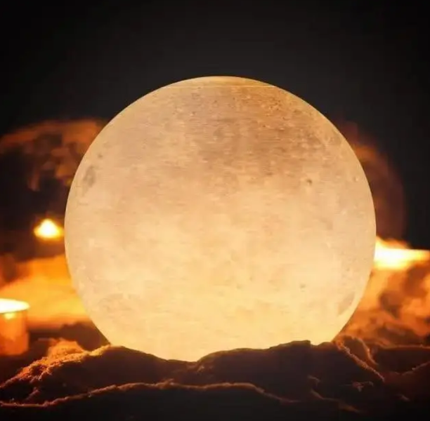 Настільний 3D світильник лампа "Місяць" Magic 3D Moon Light з пультом 0269 фото