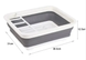 Складная силиконовая сушилка для посуды multi-functional folding Bowl tray 0543 фото 6