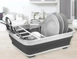 Складная силиконовая сушилка для посуды multi-functional folding Bowl tray 0543 фото 3
