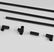 Напольная угловая вешалка для одежды RACK Corner hanger металлическая (45х45х180 см) 0449 фото 8