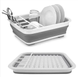 Складная силиконовая сушилка для посуды multi-functional folding Bowl tray 0543 фото 1