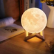 Настільний 3D світильник лампа "Місяць" Magic 3D Moon Light з пультом 0269 фото 3