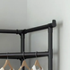 Напольная угловая вешалка для одежды RACK Corner hanger металлическая (45х45х180 см) 0449 фото 4