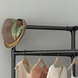 Напольная угловая вешалка для одежды RACK Corner hanger металлическая (45х45х180 см) 0449 фото 5