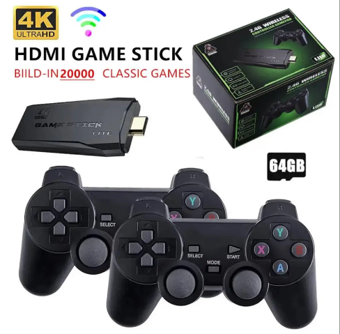 Ігрова приставка + 2 джойстики Game Stick Lite 64 Gb 0753 фото
