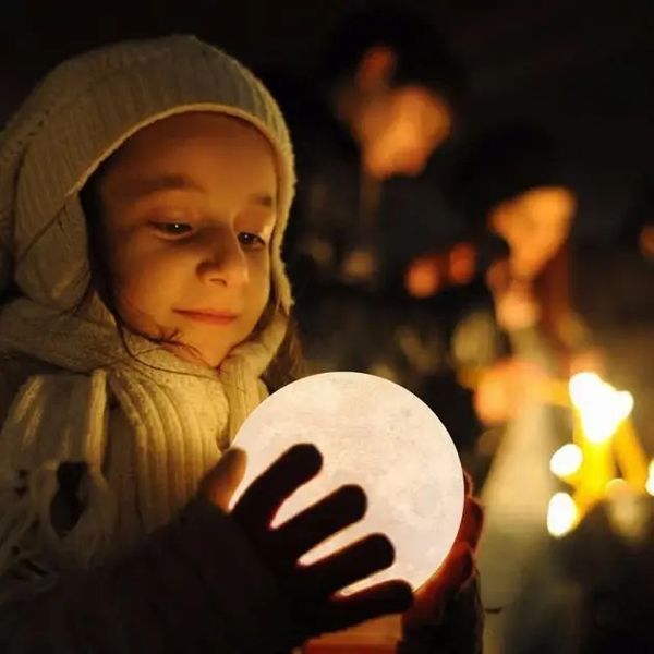 Нічник світильник лампа Місяць Magic 3D Moon Lamp 13 см. 0899 фото