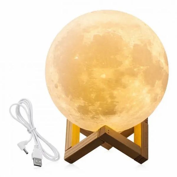 Нічник світильник лампа Місяць Magic 3D Moon Lamp 13 см. 0899 фото