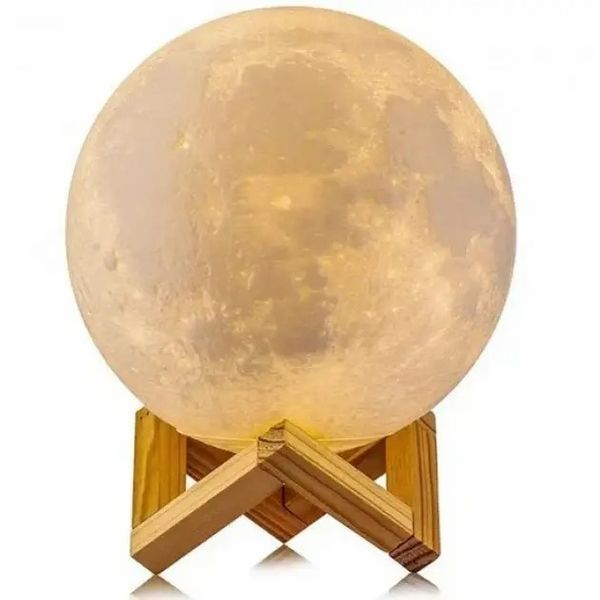 Нічник світильник лампа Місяць Magic 3D Moon Lamp 13 см. 0899 фото