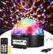 Дискошар проектор LED Crystal Magic Ball Light вращается под музыку 0563 фото 3