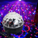 Дискошар проектор LED Crystal Magic Ball Light вращается под музыку 0563 фото 2