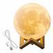 Нічник світильник лампа Місяць Magic 3D Moon Lamp 13 см. 0899 фото 5