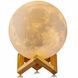 Нічник світильник лампа Місяць Magic 3D Moon Lamp 13 см. 0899 фото 4