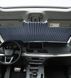 Автомобильная солнцезащитная штора на лобовое стекло Vehicle Shade 65 см 0689 фото 2