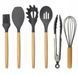 Комплект кухонний силіконовий 12 предметів Kitchen Stuff сірий універсальний 0884 фото 7