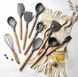 Комплект кухонний силіконовий 12 предметів Kitchen Stuff сірий універсальний 0884 фото 9