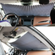 Автомобильная солнцезащитная штора на лобовое стекло Vehicle Shade 65 см 0689 фото 5