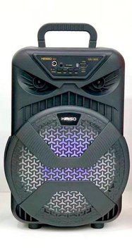 Міні колонка з динамічним підсвічуванням і Bluetooth модулем Kimiso QS-1805 0936 фото