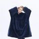 Толстовка-плед Huggle Hoodie чорного кольору універсального розміру з капюшоном м'яка тепла комфортна 0834 фото 6