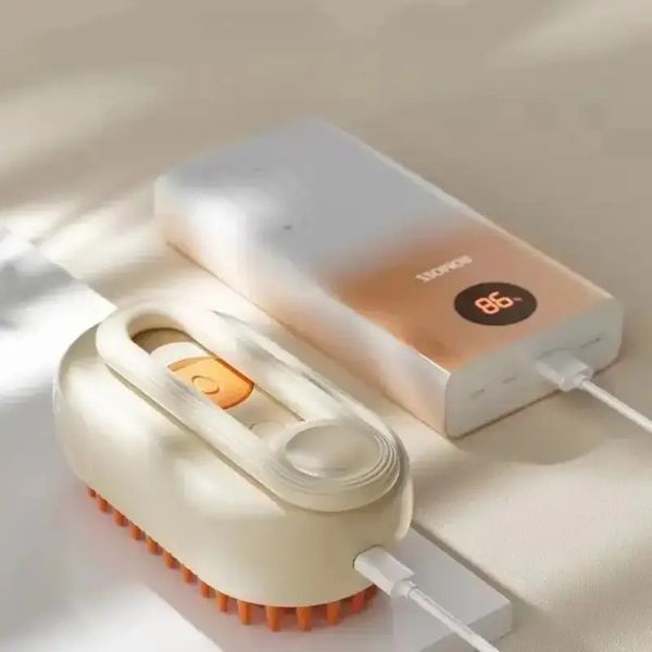 Паровая расческа для ухода за шерстью вашего любимца 3 в 1 Steamy Brush 0782 фото