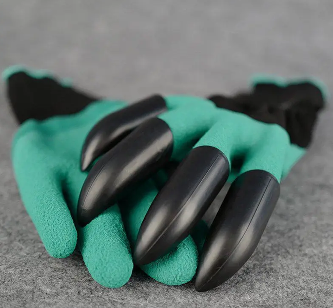 Садовые перчатки с когтями Garden Genie Gloves 0740 фото
