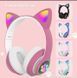 Навушники з котячими вушками Bluetooth STN-28 бездротові з LED підсвічуванням Cat Ear STN-28 0886 фото 3