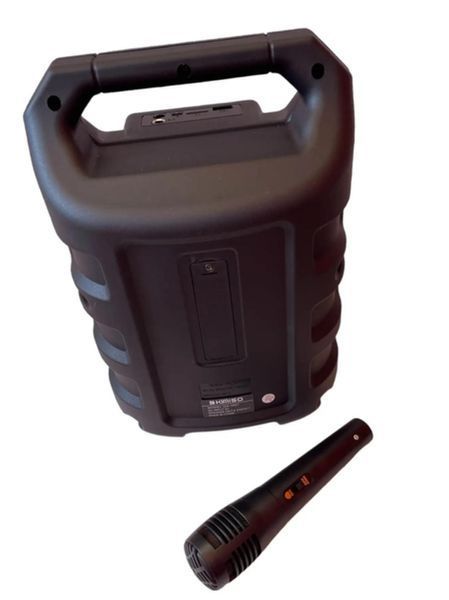 Акустична колонка з мікрофоном і світломузикою портативна Kimiso QS-3607 20 Вт 6.5" 0938 фото