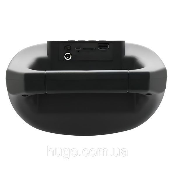 Акустична колонка з мікрофоном і світломузикою портативна Kimiso QS-3607 20 Вт 6.5" 0938 фото