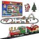 Праздничный поезд Christmas classic train с рельсами световыми эффектами музыкой локомотивом вагонами украшениями 0836 фото 4