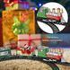 Праздничный поезд Christmas classic train с рельсами световыми эффектами музыкой локомотивом вагонами украшениями 0836 фото 1