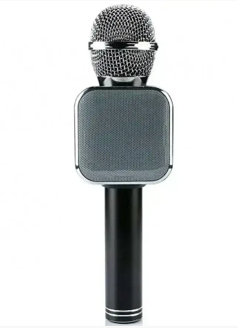 Бездротовий Bluetooth караоке-мікрофон WS1818, стерео колонка, Чорний 0550 фото