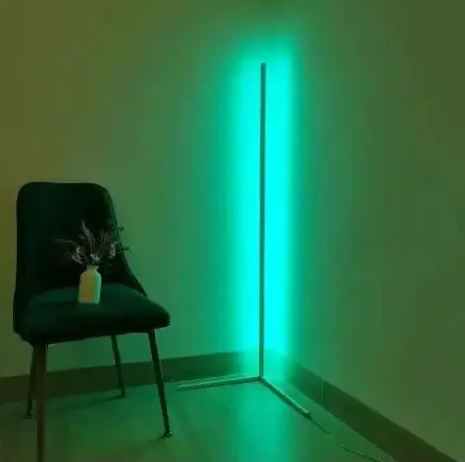Напольная угловая LED лампа торшер RGB STAND 0311 фото