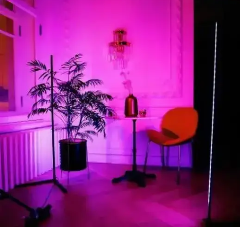 Напольная угловая LED лампа торшер RGB STAND 0311 фото
