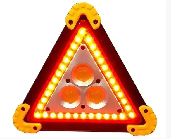 Світлодіодний аварійний знак (трикутник) 30W LL-303 з LED підсвічуванням 0552 фото