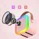 Портативная колонка Bluetooth 5.1 с RGB подсветкой и беспроводными микрофонами 0890 фото 4