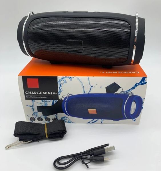Міні колонка Charge Mini 4 BLACK Bluetooth акумуляторна 0941 фото