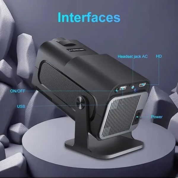 Компактний LED-проєктор із підтримкою WiFi 6, Bluetooth і яскравістю 10000 Лм Magcubic HY320 Mini 0891 фото