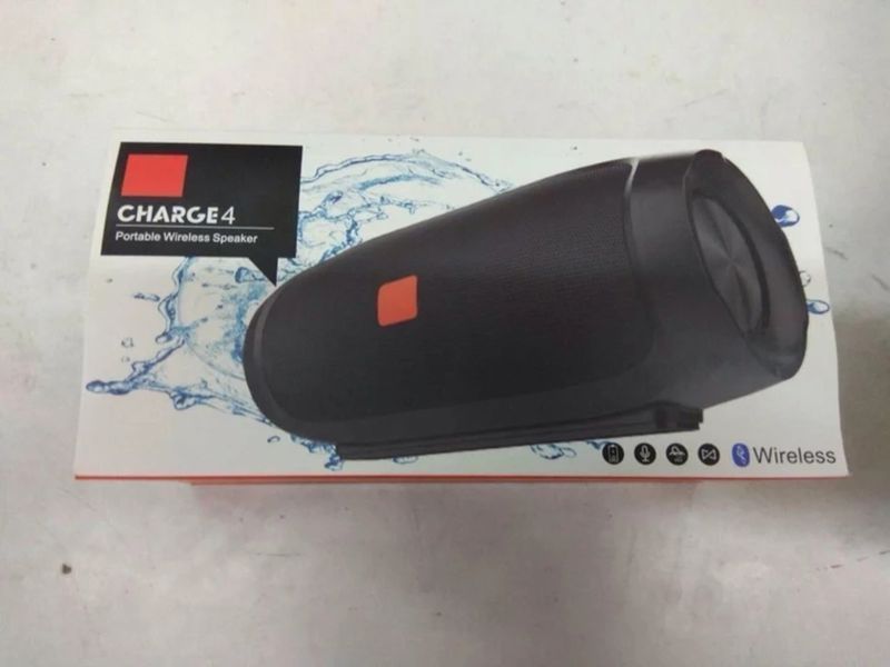 Міні колонка Charge Mini 4 BLACK Bluetooth акумуляторна 0941 фото