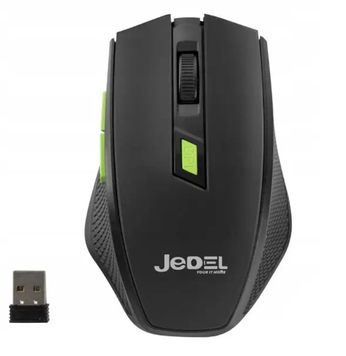 Бездротова геймерська миша JEDEL W400 1600/2400 dpi, Чорна 0696 фото