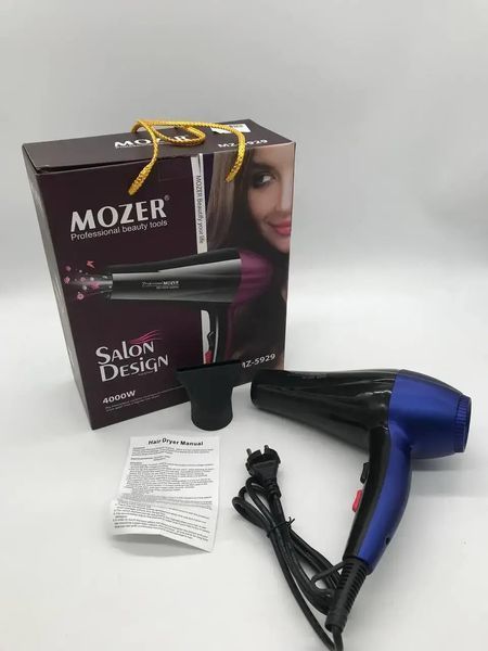 Фен для укладки волос Mozer MZ-5929 з функцією швидкої сушки для створення стильних зачісок 0787 фото
