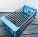 Складна багатофункціональна кухонна полиця Kitchen Drain Shelf Rack, сушарка для посуду та овочів на раковину 0073 фото 6