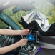 Автомобільна сонцезахисна штора DL-484 | Зонт на лобове скло 75&times;130 см з УФ-захистом + чохол 0746 фото 7