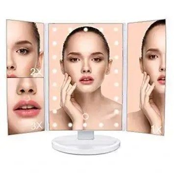 Дзеркало потрійне з Led підсвічуванням Superstar Magnifying Mirror 0843 фото