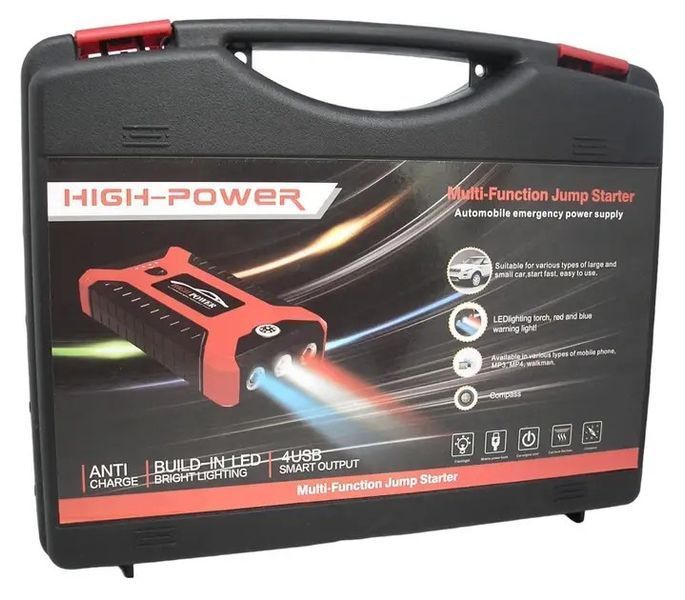 Пускозарядное устройство High Power Jumpstarter 27JX с мощным аккумулятором 99 800 mAh 0894 фото