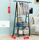 Передвижная напольная вешалка на колесах для одежды The New Coat Rack (160 х 55 х 42 см) 0317 фото 3