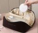 Косметичка MAKE UP BAG BLACK для зберігання косметичних засобів та аксесуарів у стильному дизайні 0789 фото 8
