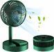 Складаний вентилятор з регулюванням висоти USB Telescopic Folding Fan зелений 0944 фото 1