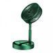 Складаний вентилятор з регулюванням висоти USB Telescopic Folding Fan зелений 0944 фото 3
